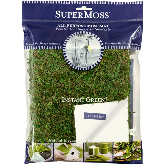 SuperMoss Instant Green Sticky Moss Mat-18"X16" 22406