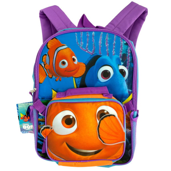 Disney School Frozen Nursery Lunchbag Character Dory Rucksack Activity Backpack 
