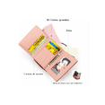 thumbnail image 2 of Cartera Monedero Mujer Billetera Gran Capacidad Tarjetas Xtellar vino, 2 of 4