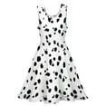 thumbnail image 3 of 2024 Dalmatian Dog Print Dress High Waist Cute Spots Dots Korean Fashion Dresses Summer Woman Oversize Kawaii Trendy Skate Dress, 3 of 7