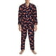 thumbnail image 3 of Balery Foxes In Different Poses Pijama para Hombre de Dos Piezas con Manga Larga, Conjunto de Dormir y Descanso Suave con Bolsillos-Small, 3 of 6
