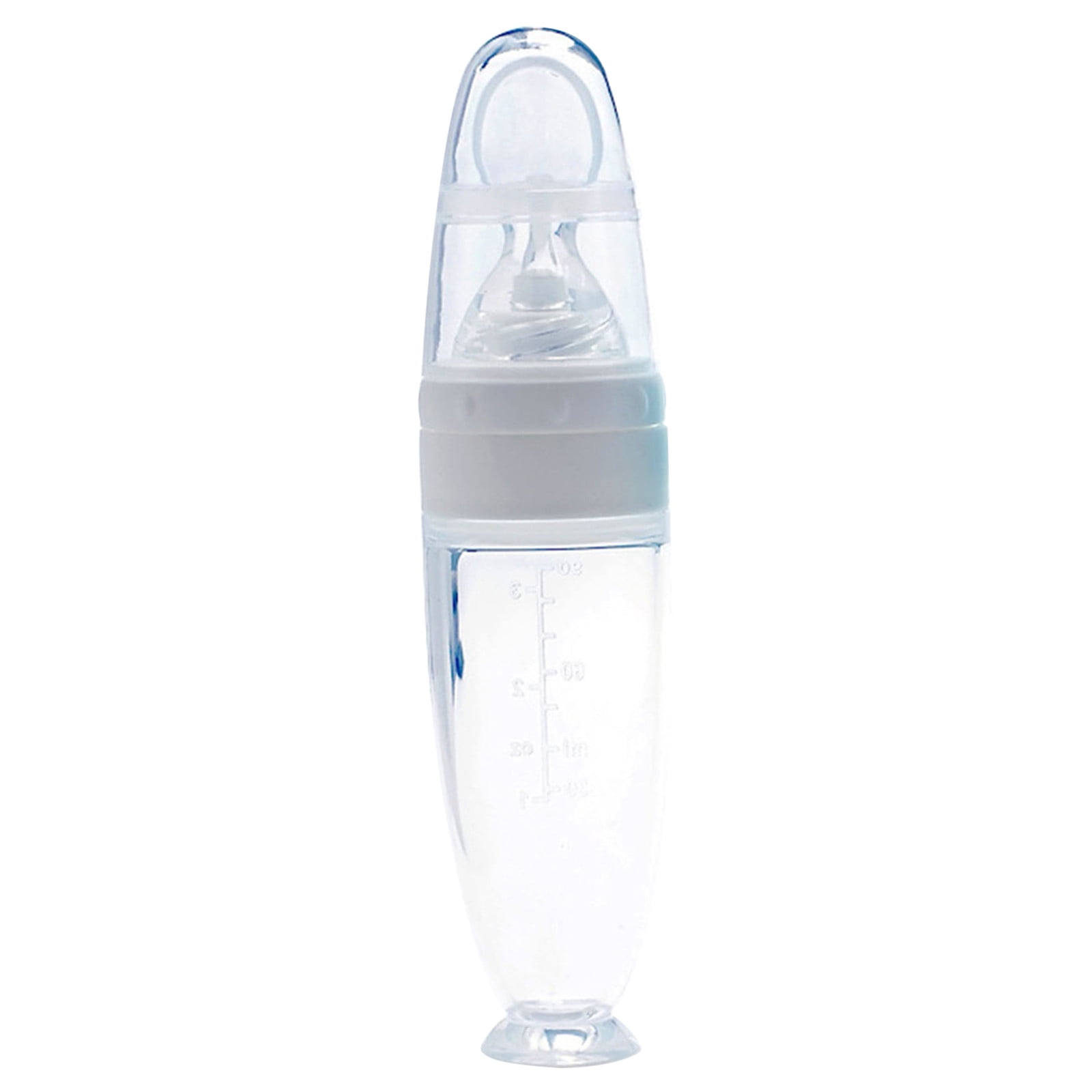 Wovilon Spoons Baby Bottle Crowd Training Silicone Bottle Spoonfood Supplement Bottle