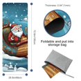 thumbnail image 4 of Christmas Yoga Towel with Storage Bag, 72.8"x26.8", Suitable for Yoga, Pilates, Fitness, Gym Towels, 4 of 6