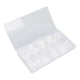 thumbnail image 3 of 500 piezas de puntas de uñas postizas largas y transparentes para extensión de uñas postizas, puntas de uñas usables, 3 of 15