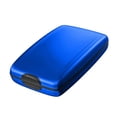 thumbnail image 4 of Matsuzay tarjetero billetera bloqueo de aluminio bolsa de dinero gancho interior impermeable gran capacidad tarjeta de visita monedero para unisex azul Type2 NO2 Matsuzay CBP066219, 4 of 6