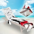 thumbnail image 5 of Beach Chair Cover with Side Pockets，Microfiber Chaise Lounge Chair Towel Covers for Sun Lounger Pool Sunbathing Beach Hotel Vacation,Easy to Carry Around,No Sliding,Tie-Dye, 5 of 6