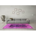 thumbnail image 3 of Ahgly Company Indoor Rectangle Oriental Purple Industrial Area Rugs, 7' x 10', 3 of 4