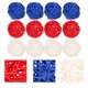 thumbnail image 2 of 12 piezas Red White and Blue Rattan Balls 4 de julio Bolas decorativas de ratán, 2 of 5