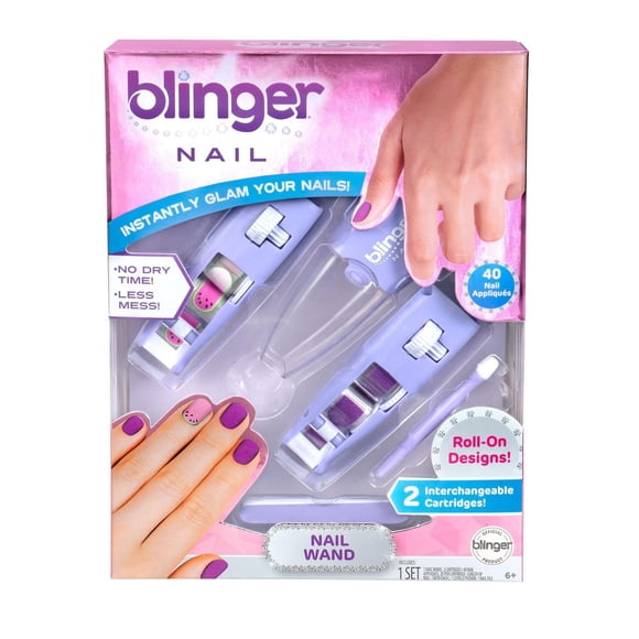 Blinger – Stylo pour ongles – Melon d’eau et paillettes pourpres