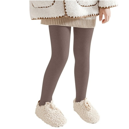 

Wdfiry Children s Pantyhose for Autumn Winter Wear Thick Solid Color Baby Bottoming Socks Leggings Tights for Girls on Clearance
