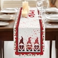 thumbnail image 3 of Table Runners 70 Inches Long Dress Scarves, Valentine's Day Farmhouse Coffee/Dining/Kitchen Table Decor, Holiday Table Runner, Love Heart Roses Gnomes Romantic 13x70 Inch, 3 of 9