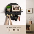 thumbnail image 4 of Portallaves Decorativo de Pared con Estante y Ganchos dreampossible, 4 of 7