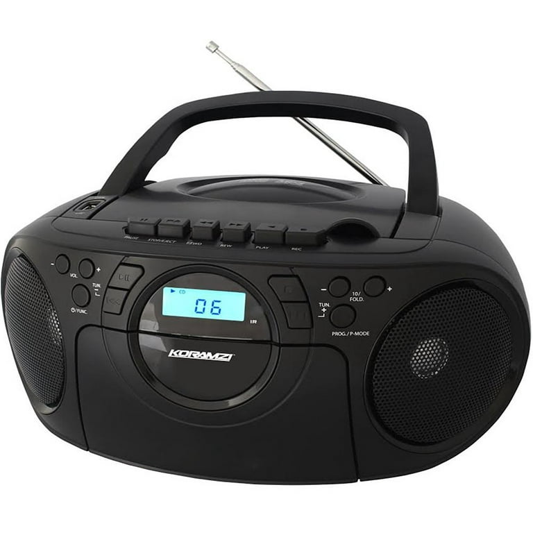 Buy Bluetooth Portable Audio System - CD, Cassette, MP3, Bluetooth, USB,  and AUX at S&S Worldwide