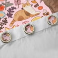 thumbnail image 4 of Feelyou Cat Animal Black Out Curtains, Pink Blossoms Curtains Pack of 2 (42x63 Each), 4 of 6