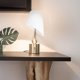 thumbnail image 5 of BRIGHTFUFU Pantalla de lámpara Pantalla de lámpara de mesa Cubierta de luz de plástico Pantalla de herradura para hotel en casa, 5 of 7
