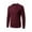 Wine Red, variant on COOFANDY Mens Henley Waffle Pullover Sweater, Button Crewneck Casual Textured Sweaters