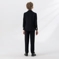 thumbnail image 4 of Xmyrz Toddler Boy Outfits Set Pants Set Tuxedo Style Ensemble Formal Shirt Gentlemen Party Clothes Sets Clothing Suits, 4 of 9