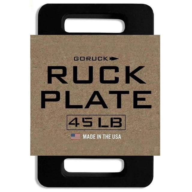 Placa pesada GORUCK de 20,41 kg (de largo) para chaleco