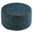 thumbnail image 3 of Callum Large 29" Round Woven Heathered Fabric Upholstered Ottoman, 3 of 7