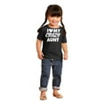 thumbnail image 4 of Love My Crazy Aunt Funny Cool Auntie Toddler Boy Girl T Shirt Infant Toddler Brisco Brands 6M, 4 of 6