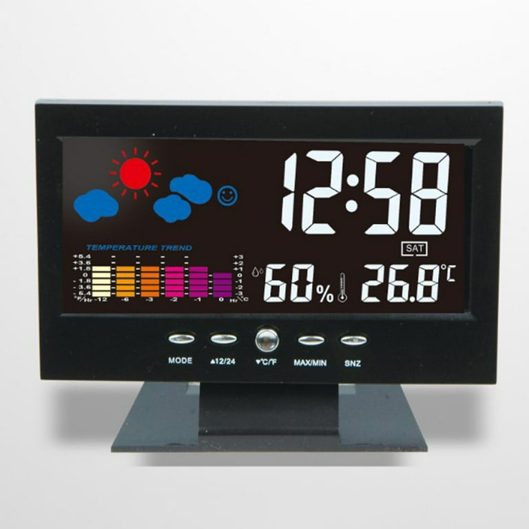 Desktop Clock, Alarm, Timer & Thermometer (WT302N) with Alarm