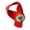 E, variant on Christmas Decor Knit Pet Scarf, Adjustable Holiday Neck Scarf, Christmas Gifts for Small Medium Dogs Cats (Red Scarf, Neck: 7.5-12.6in)