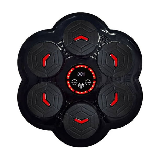 Máquina de Boxeo Musical Inteligente con Montaje en Pared, Objetivo con Velocidad Ajustable, Compatible con Bluetooth, Práctica de Reacción para Niños y Adultos.