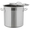 thumbnail image 2 of 18 Quarts Stock Pot with Lid, Large Pots for Cooking Stainless Steel Stockpots Deep Cooking Pot Canning Cookware Heavy Duty Induction Soup Pot (18 Quart), 2 of 8