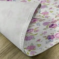 thumbnail image 5 of Ambesonne Shabby Flora Place Mats Set of 4, Roses and Violets, Standard Size, Multicolor, 5 of 6