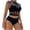 Black, variant on Womens Sleeveless Fishnet One Piece Lingerie Set Hollow Out Mesh Stretchy Soft Elastic Sleepwear Date Nights Solid Color