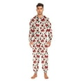 thumbnail image 6 of joogoo Cherry Fruits Bow Unisex Adults Onesies Pajamas Jumpsuits L, 6 of 7