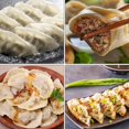 thumbnail image 5 of Dumplings Maker 4 Pcs,Empanada Press Mold and Cutter for Chinese Wonton Pie Ravioli Dough Pastry, Kitchen Tools, 5 of 5