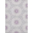 thumbnail image 2 of Addison Rugs Mayfield Washable Transitional Circles Lilac Rectangle Rug, 9' x 12', 2 of 6