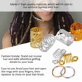 thumbnail image 4 of 90pcs Clips De Cabello Anillos De Rastas, 4 of 7