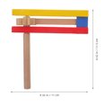 thumbnail image 2 of Miangastore Percussion Clapper Wooden 2Set For Children 4.5x4.3x1.1In, 2 of 9