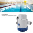 thumbnail image 3 of 3000GPH Bilge Pump with Erosion Resistant Plastic, Smooth Operation, Overheating Protection, Long Service Life, Suitable for Pond, Swimming Pool, 3 of 7