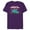 Purple, variant on Marvel Avengers Toony Family Party Mom of the Birthday Boy - Short Sleeve Blended T-Shirt for Adults - Customized-Black