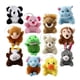thumbnail image 4 of KAKOWELY 12 llaveros colgantes de animales de peluche pequeños (estilo mixto), 4 of 5