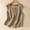 Khaki, variant on Plus Size Clearance Denim Distressed Classic Cotton Women's Denim Cotton Linen Waistcoat Trend Casual Denim Sleeveless Cardigan,Khaki XXL
