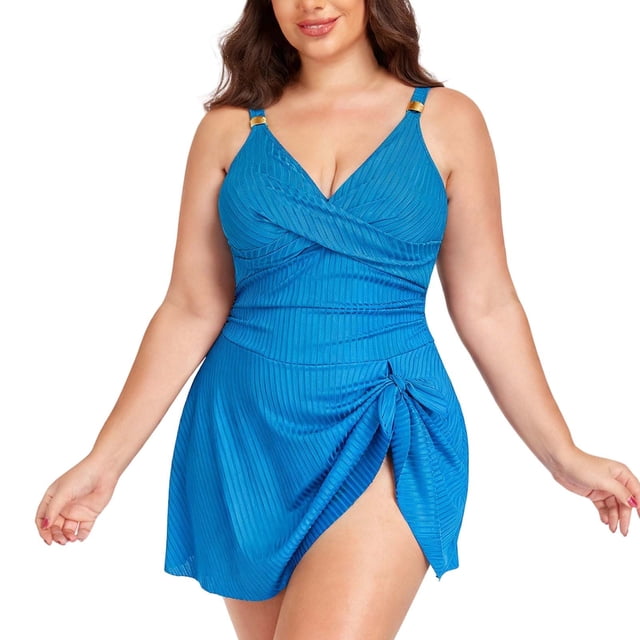 PMVFHDE Plus Size Swimsuit For Women Full Coverage Shaping Monokini Comfortable For Use