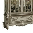 thumbnail image 4 of Curio Cabinet with Scrolled Motifs and Touch Light, Offwhite, 4 of 5