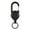 Black, variant on Backpack Key Chain Belt Back Clip Easy Pull Buckle Convenient Spring Buckle Black Outdoor Buckle Automatic Retractable Buckle