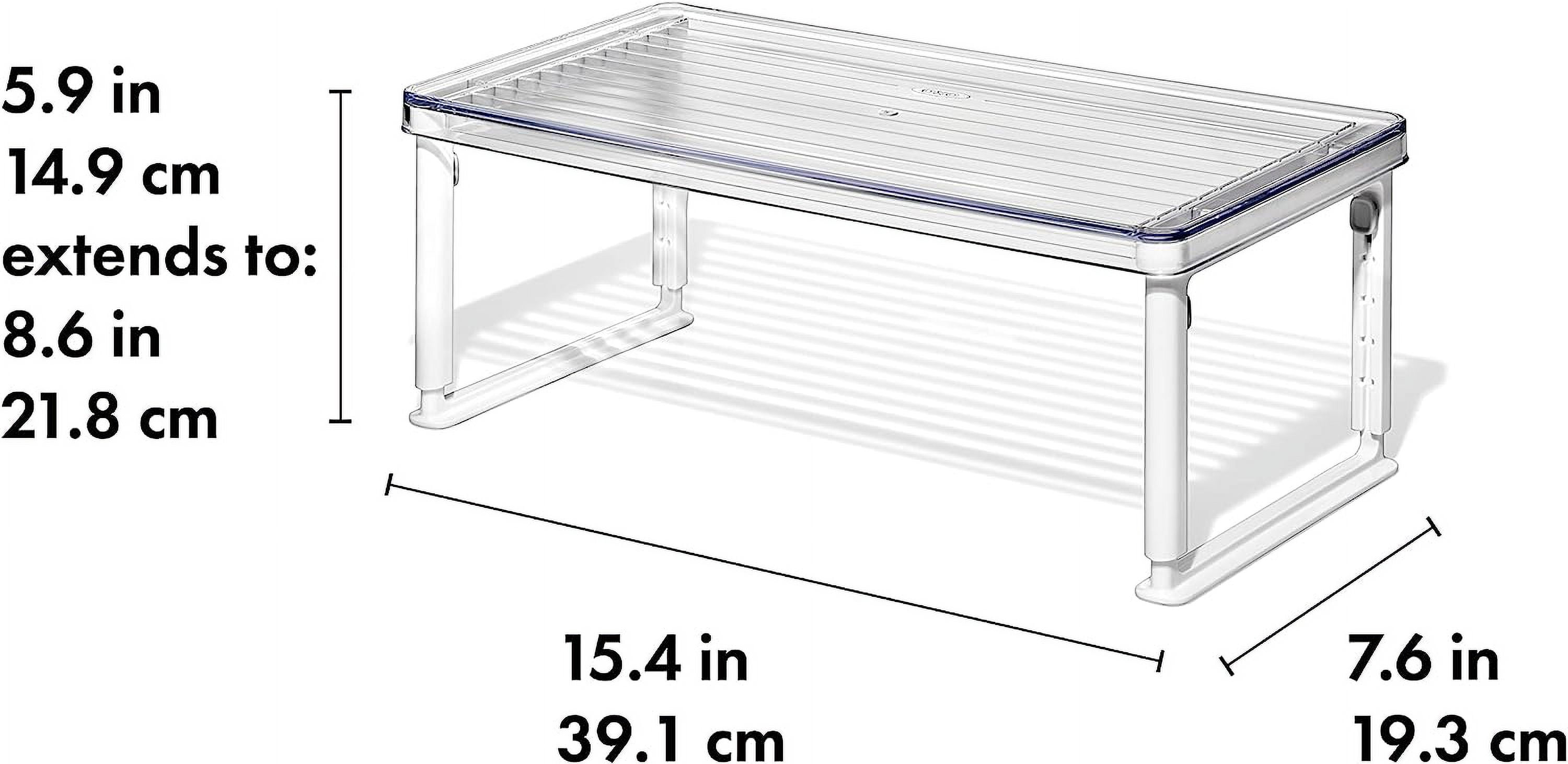 OXO Good Grips Adjustable Fridge Shelf Riser