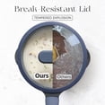 thumbnail image 3 of PRICUSIS Ceramic Nonstick Saucepan with Lid, 2.7 Quart Non Toxic Pot with Pour Spouts, Full Coated, 100% Dishwasher Safe, Induction Compatible, Blueberry Mist, 3 of 8