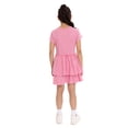 thumbnail image 6 of Hello Kitty Girls Tiered Dress with Embroidered Applique and Short Sleeves, Sizes 4-12, 6 of 8