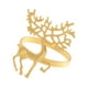 thumbnail image 2 of Anillos de servilleta con forma de ciervo, anillo de reno con forma de alce para servilletas de cena, porta servilletas Oro, 2 of 9