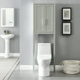 thumbnail image 3 of Crosley Savannah Wooden Bathroom Spacesaver in Gray, 3 of 15