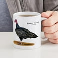 thumbnail image 6 of CafePress - Turkey Vulture Mug - 11 oz Ceramic Mug - Novelty Coffee Tea Cup, 6 of 6