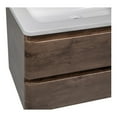 thumbnail image 2 of Modern Wall-Mounted Bathroom Vanity with Washbasin | Comfort Rosewood Collection | Non-Toxic Fire-Resistant MDF-48" (24+24)-No Mirror, 2 of 5