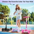 thumbnail image 7 of Kids Scooter with LED Light- Wheels, Adjustable Handlebar, 3 Wheel Folding Scooter for Ages 3-12, 7 of 7